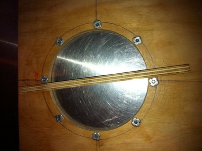 I thought about mounting the brace slightly offset but decided against it.