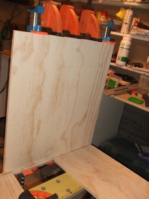 I used brad nails, and removed the panel jigs after I fastened the panel.