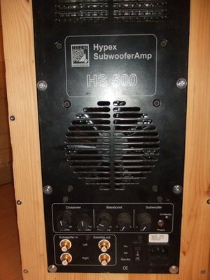 I had to build a housing for the amp, there is no way to fit it inside. It has been upgraded with some massive capacitors.