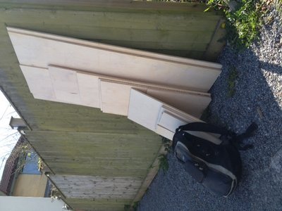 3 4x8ft = this pile of wood for a t60 and some scraps :)