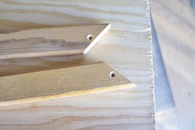 I pre drilled the ends to help with setup.