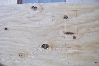 I found differentiating the 1/16&quot; holes difficult when transferring between panels so I marked each set with a different symbol.