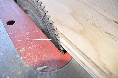 When I clamped the sides together to transfer lines I noticed one board a bit big. I screwed them together and cleaned up.