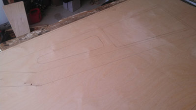 The lines traced on the right side panel