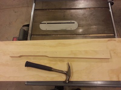 Cut this bevel with the dado blade for the table saw.