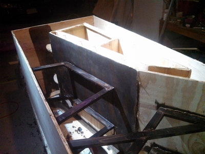 pre staining the horn path