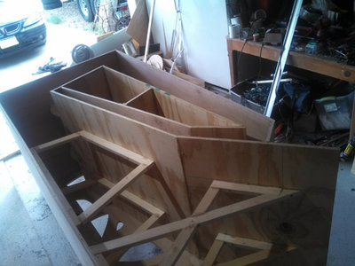 Sides off and being sanded