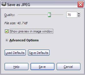 Save window