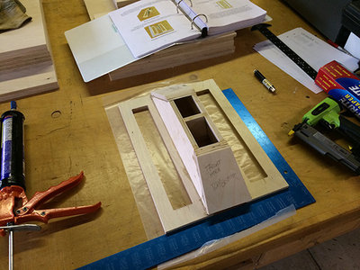End of day one with most of the throat horn assemblies.