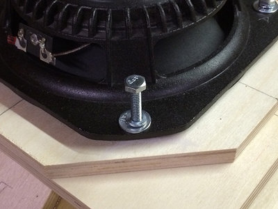 Used a 1/4&quot;-20 x 2&quot; hex bolt with a washer and split lock washer. Definitely heavy duty.