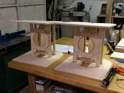 Tops installed (Front view)