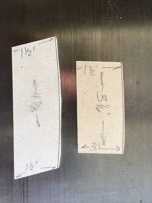 Then I rough cut close to the radius line.