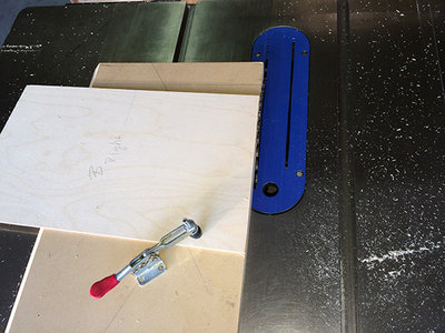 Trimming up the sheath panels.