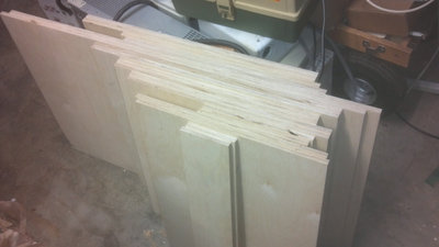 panels 1 - 10 for two cabinets