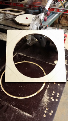 One perfect hole.