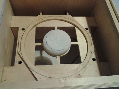 Phase plug and spacer ring installed.