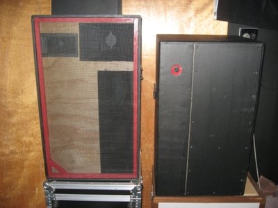 After the gig, back in the shed.
