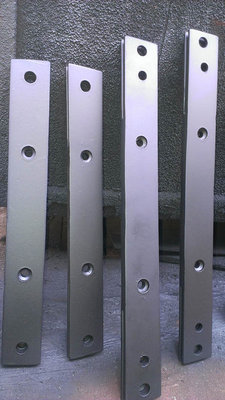 Black Matte paint sprayed on metal