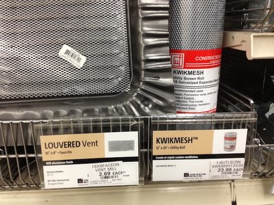 Kwikmesh comes in rolls, this one is 12 inches by 20 feet.