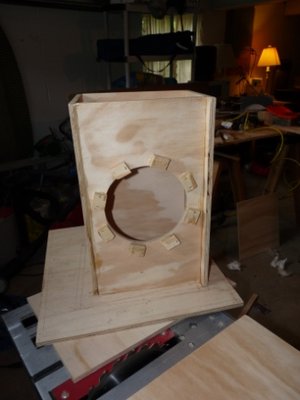 Panel #4 is done, the Auroco is thinner than 1/2 obviously so this panel was a little short of the layout on side #1