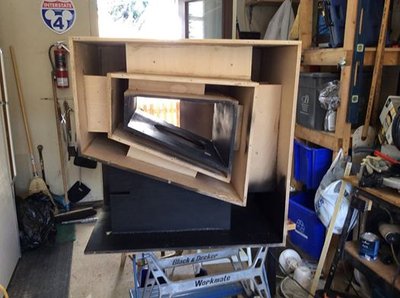 Interior build shot before final side panel attached.