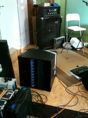 on the floor, the bass spectrum is really present