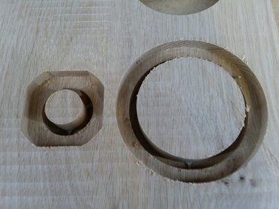 Machined back