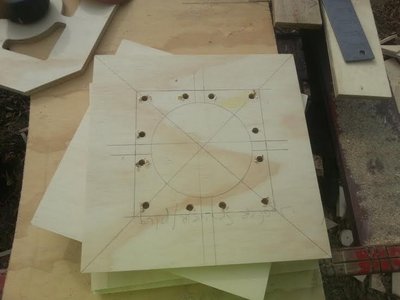 Getting rid of some wood to make it easy on my router bit.