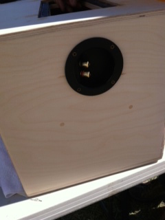 hole cut and terminal plate added