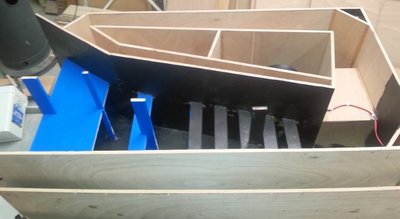 All braces installed and insides painted